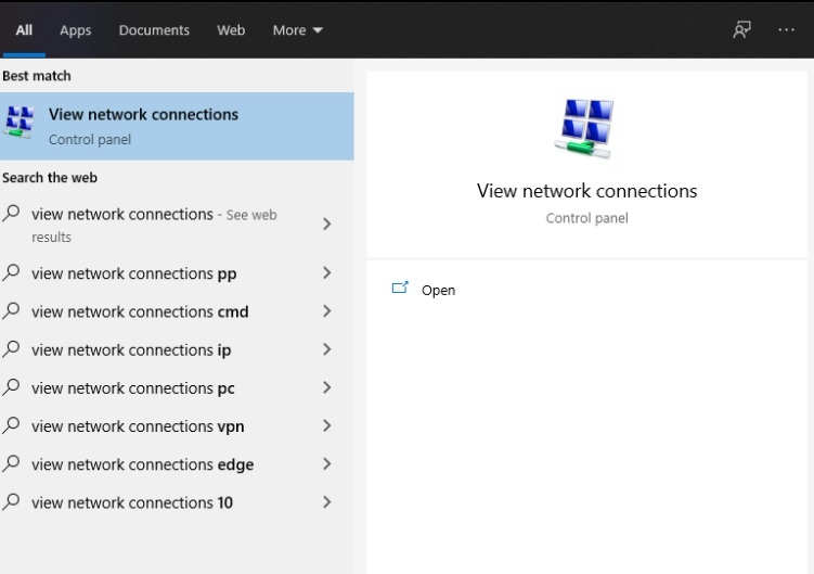 connection properties